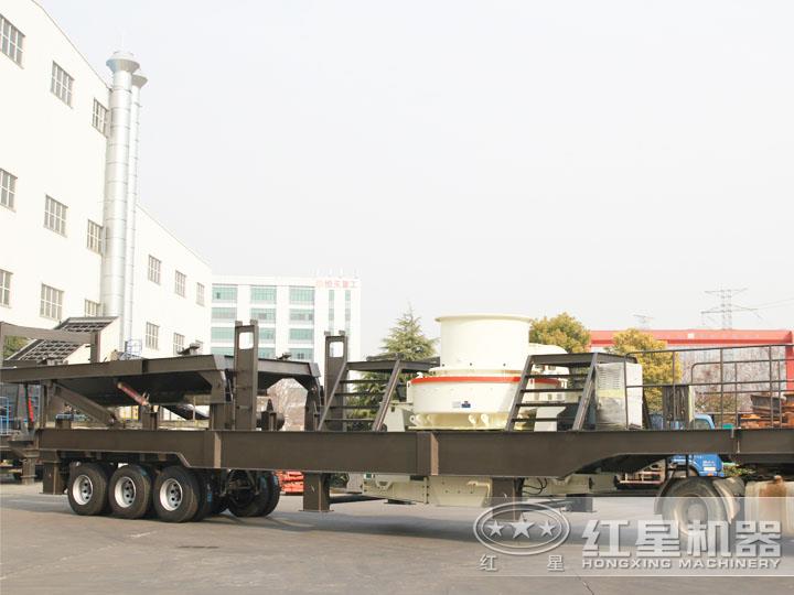 移動柴油打砂機，可一鍵智能操作，液壓控制