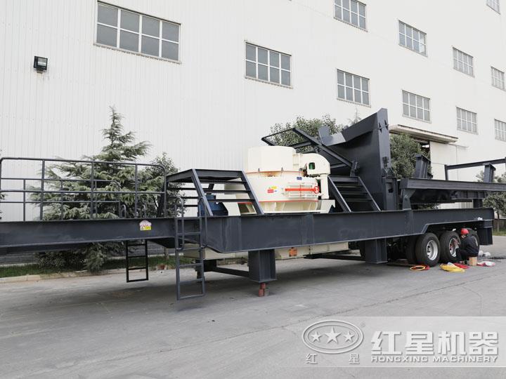 移動(dòng)式制砂破碎機(jī)多機(jī)組合，油電兩用更智能