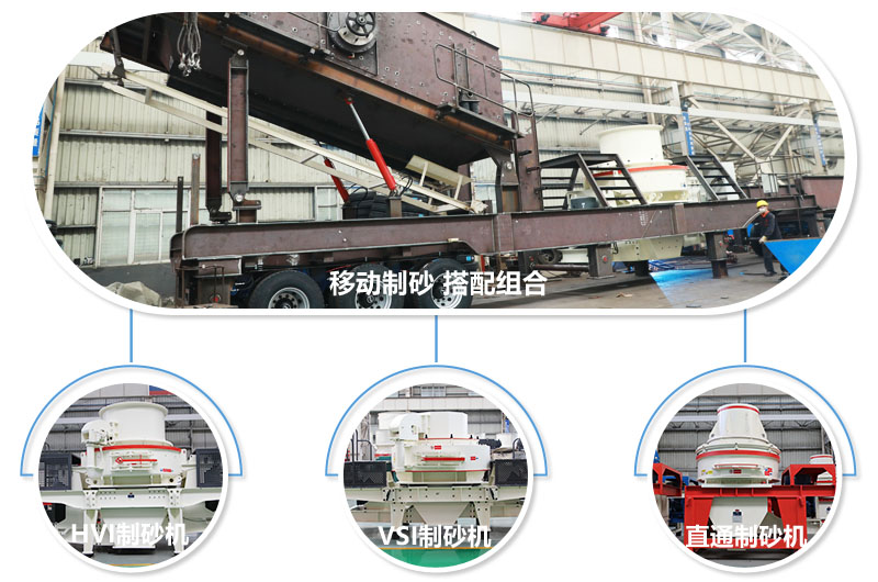 不同組合制砂主機，任你挑選 