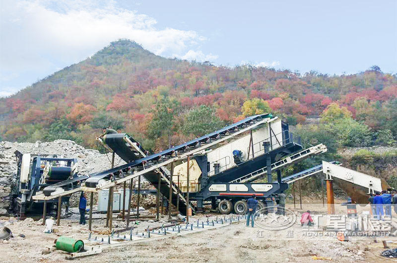 機制砂加工現(xiàn)場，半年收回成本
